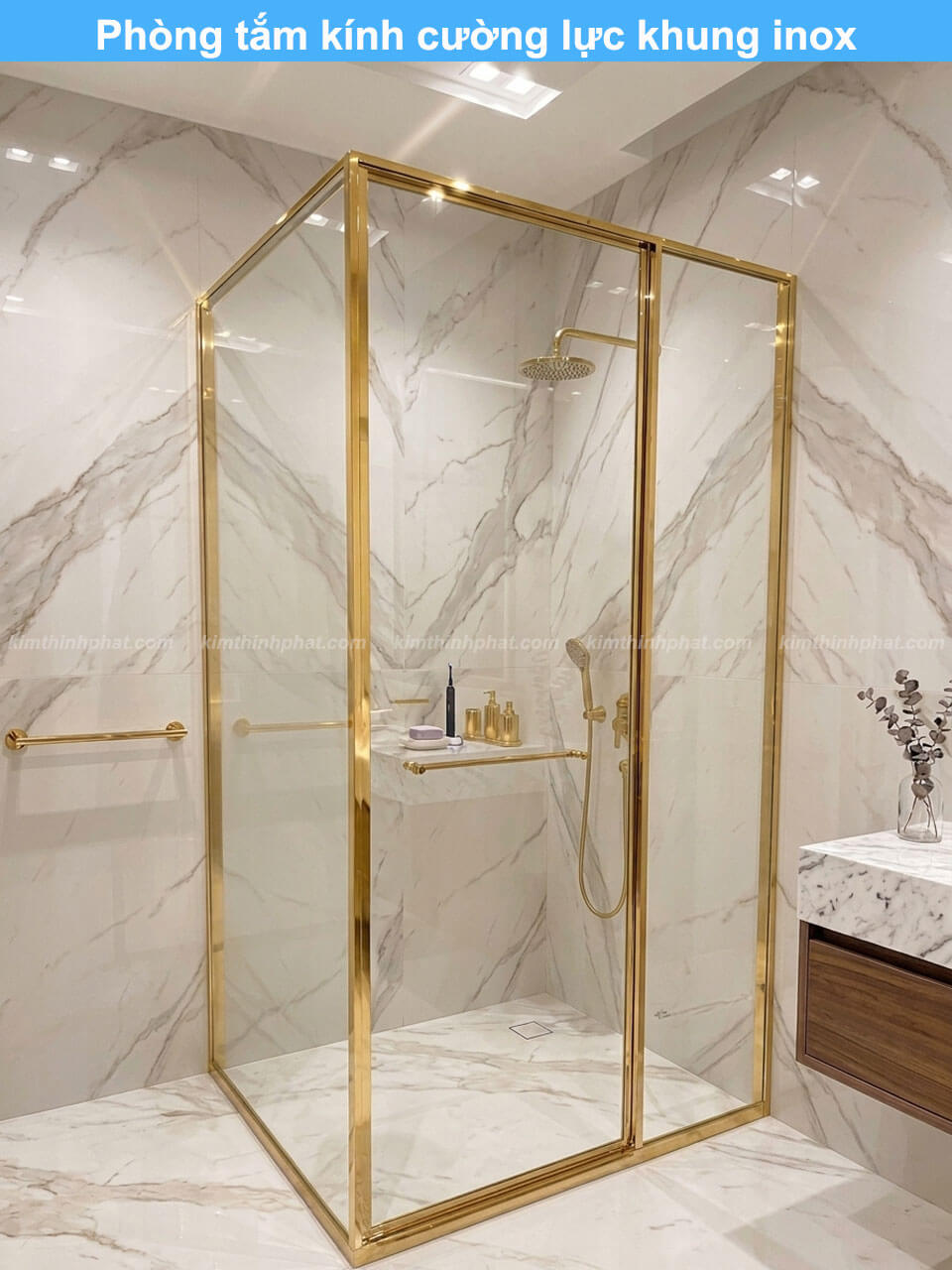 Phòng tắm kính cường lực
