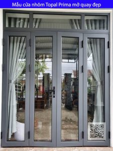 Mẫu cửa nhôm Topal Prima mở quay đẹp