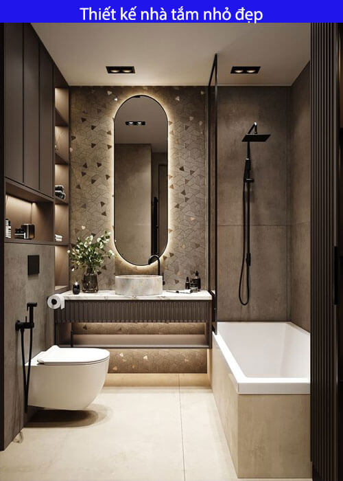 Thiết kế nhà tắm nhỏ đẹp