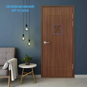 Cửa nhựa Hàn Quốc ABS giả gỗ KTP113.M104