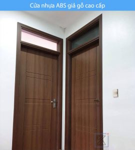 Cửa nhựa ABS giả gỗ cao cấp