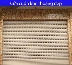Cửa cuốn khe thoáng đẹp