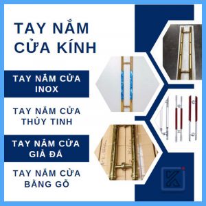 Tay nắm cửa kính