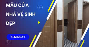 Những mẫu cửa đẹp cho nhà vệ sinh