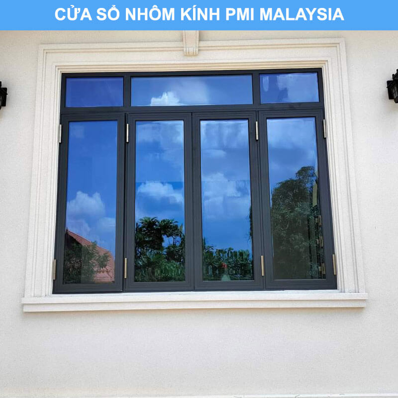 Cửa sổ nhôm kính PMI Malaysia cao cấp 4 cánh