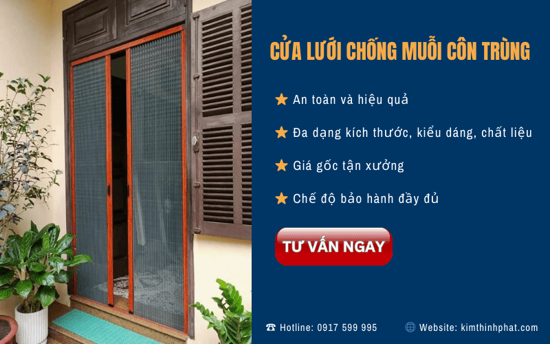 Cửa lưới chống muỗi