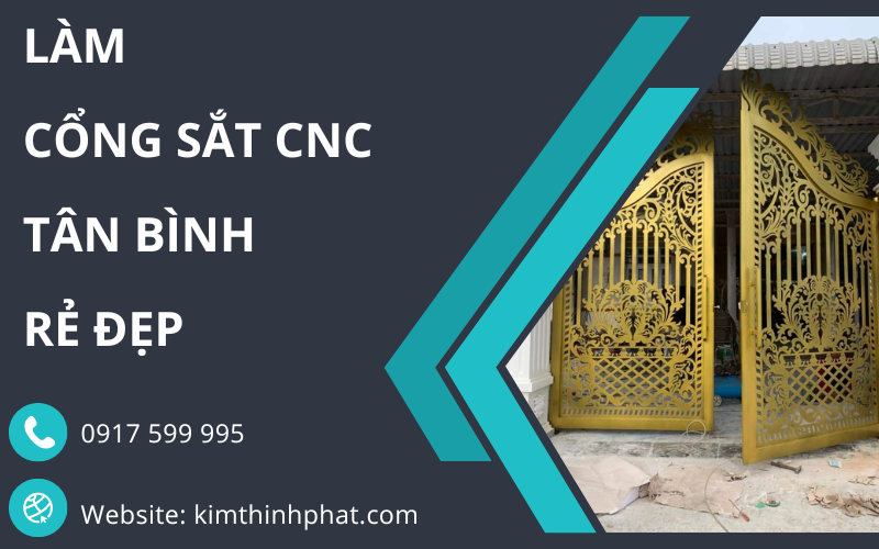 Làm cổng sắt CNC quận Tân Bình