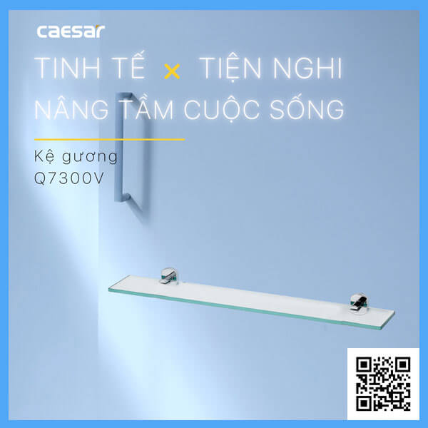 Kệ kính phòng tắm Caesar