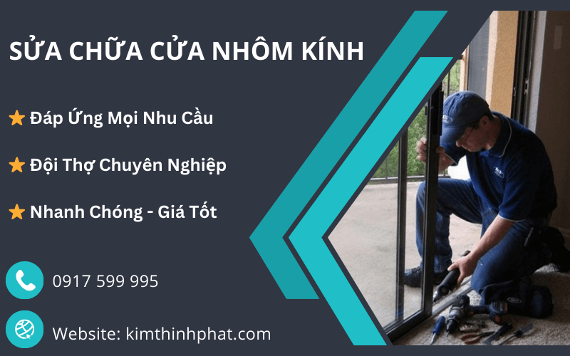 Sửa chữa cửa nhôm kính TP.HCM