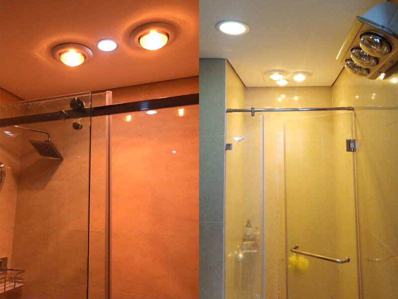 Đèn sưởi nhà tắm