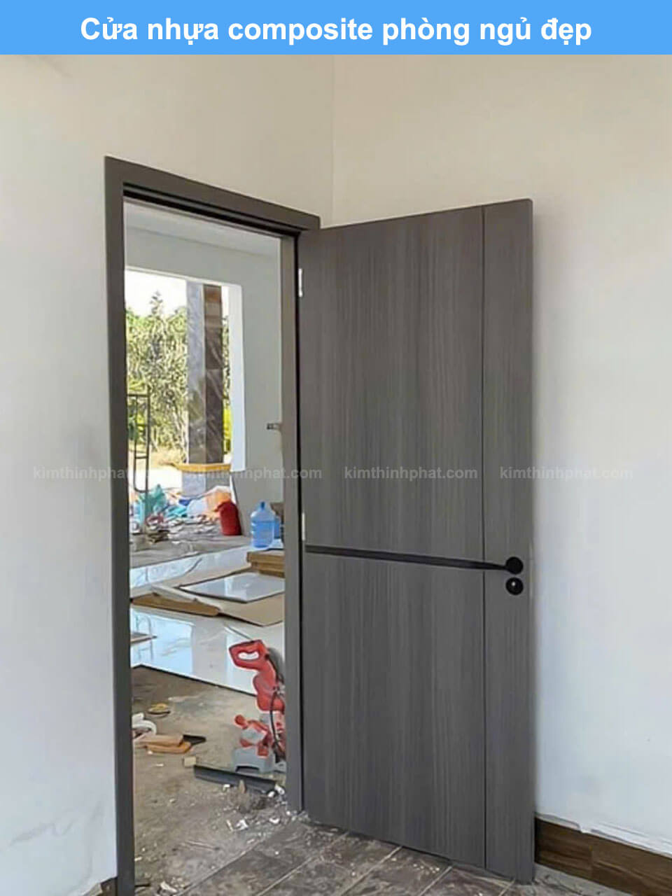 Cửa nhựa composite phòng ngủ đẹp