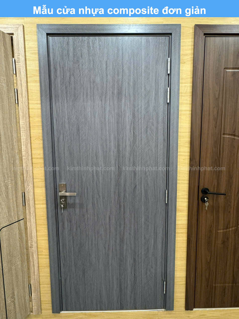 Mẫu cửa nhựa composite đơn giản
